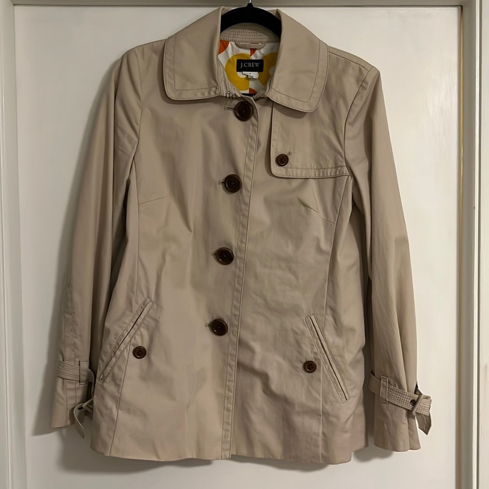 JCREW Beige P-Coat Jacket - size 4